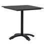 Voir la diapositive 1 : Paris Prix Table de Jardin  Colorado  74cm Noir