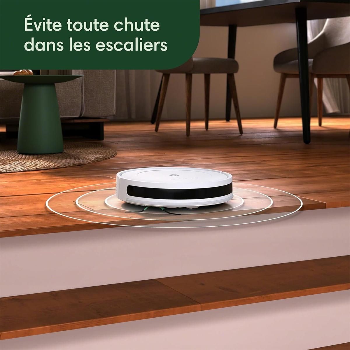 IROBOT Robot Aspirateur Laveur Roomba Combo Essential Y011240 blanc