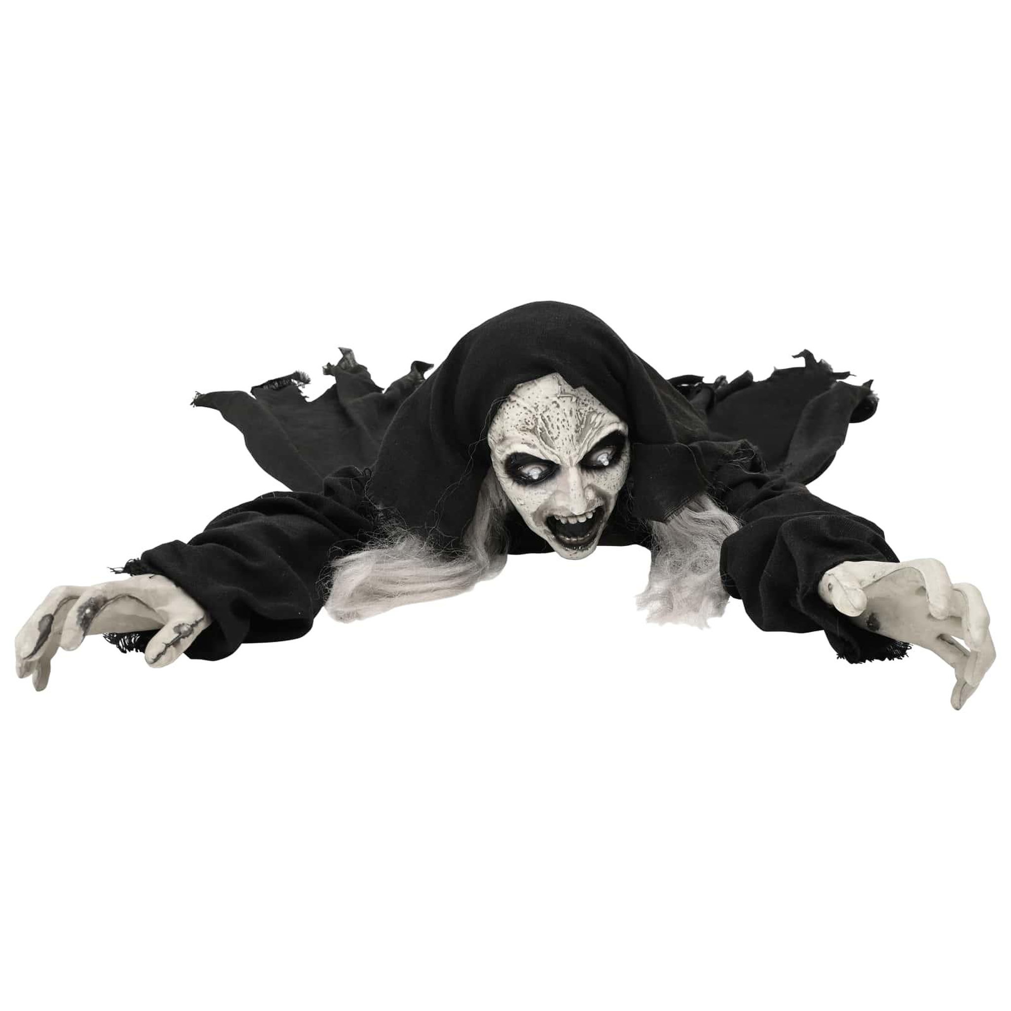 Voir la diapositive 5 : VIDAXL Decoration de zombie d'Halloween SPOOKA Noir 41 x 130 x 24 cm