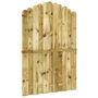 Voir la diapositive 3 : VIDAXL Portail de jardin Bois de pin impregne 100x150 cm