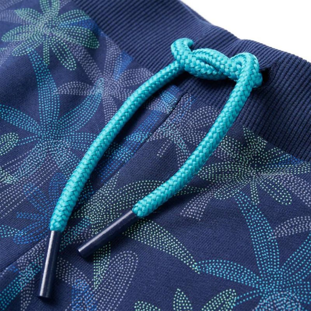 VIDAXL Short pour enfants avec cordon de serrage bleu marine 128