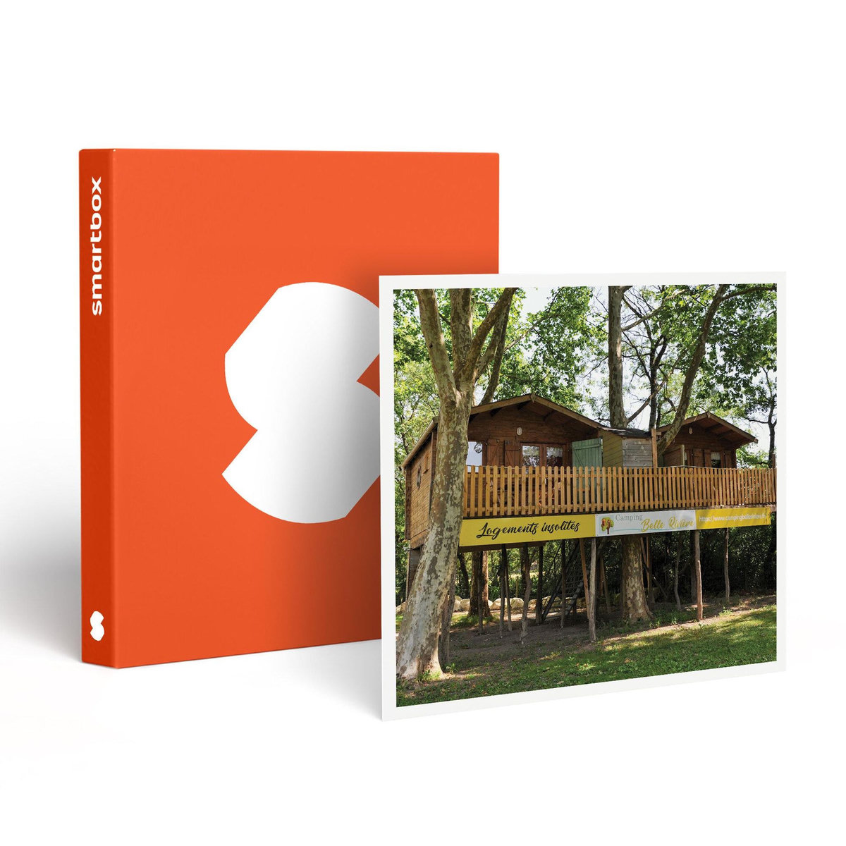 Smartbox 2 jours en cabane perchée en famille dans un camping près de Cognac - Coffret Cadeau Séjour