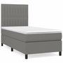 Voir la diapositive 2 : VIDAXL Sommier a lattes de lit avec matelas Gris fonce 80x200 cm Tissu