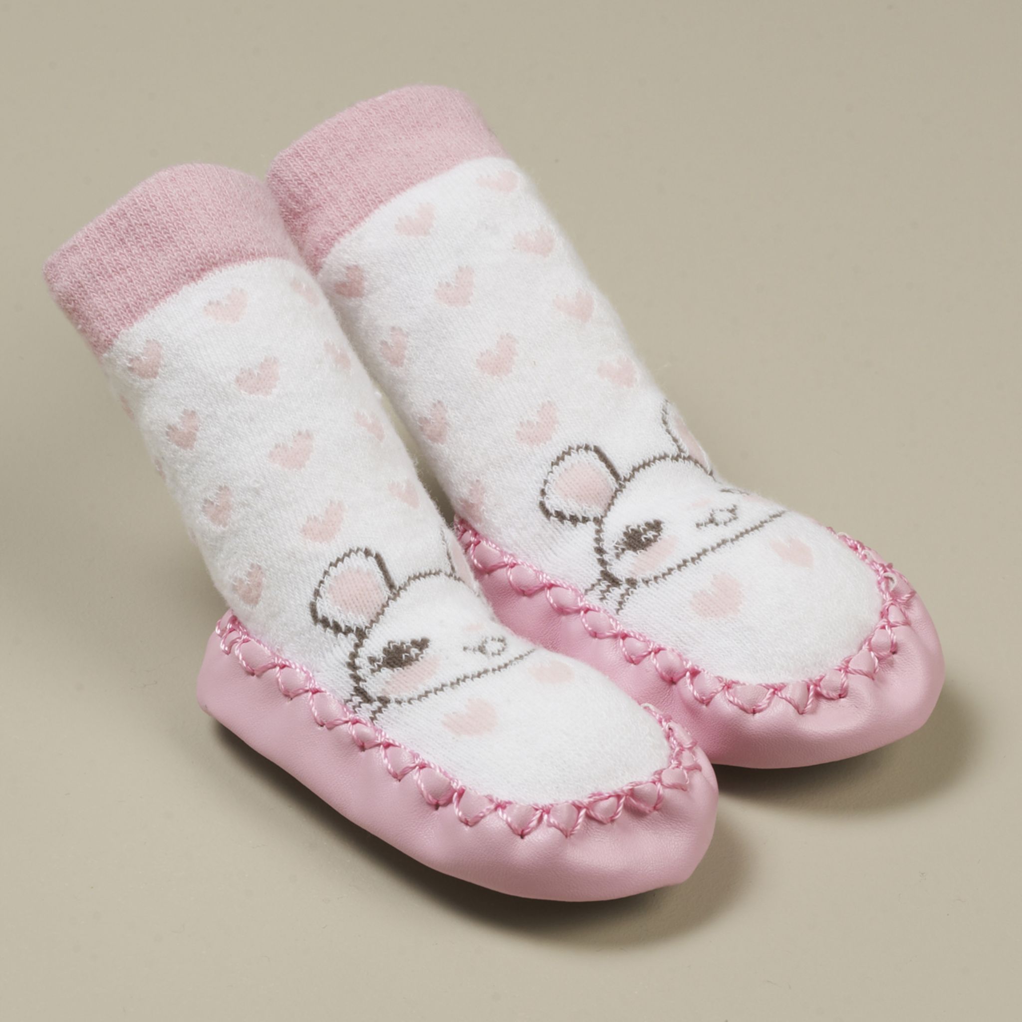 Chausson Enfant Hiver Fermé Motif Lapin - Doublure Polaire Chaude - Semelle Antidérapante - Pour Fille Et Garçon, Maison