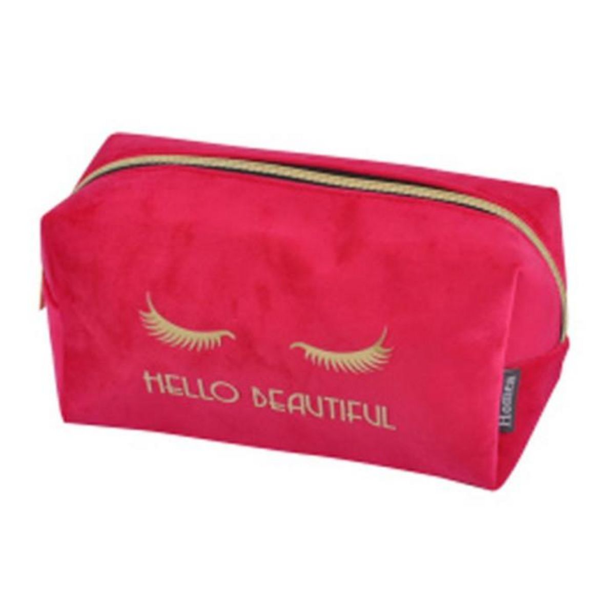 Paris Prix Trousse de Maquillage Velours  Hello  22cm Fuchsia