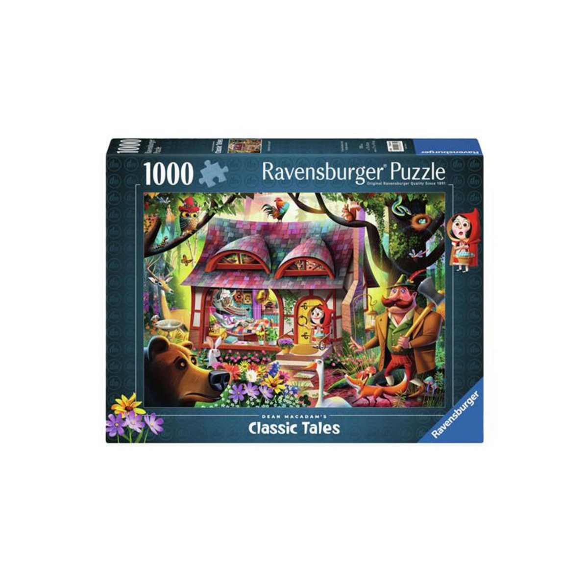 RAVENSBURGER Ravensburger - Jigsaw puzzle Little Red Riding Hood and the Wolf, 1000 pcs. 120006305