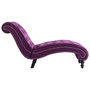 Voir la diapositive 5 : VIDAXL Chaise longue Velours Violet
