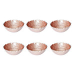 Paris Prix Lot de 6 Bols Design  Mirage  15cm Rose
