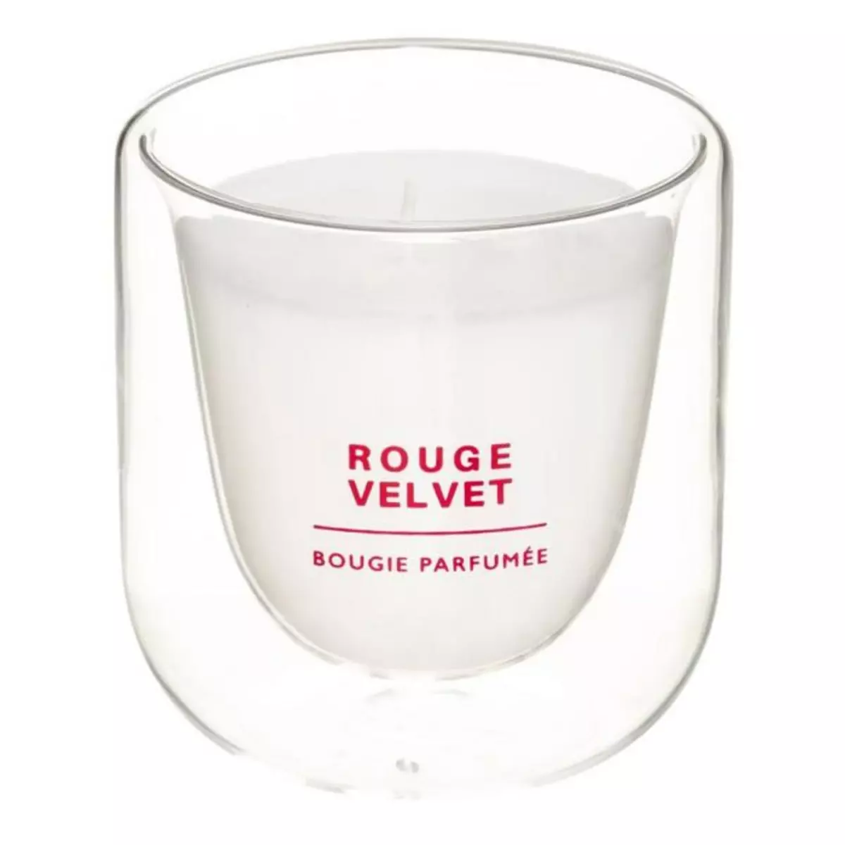 COMPTOIR DE LA BOUGIE Bougie Parfumée En Verre  Ilan  130g Rouge Velvet