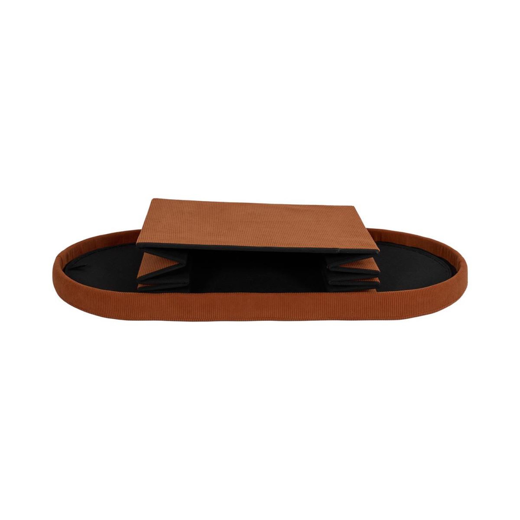 Voir la diapositive 5 : The Home Deco Factory Banc coffre pliable côtelé  jules  76cm terracotta
