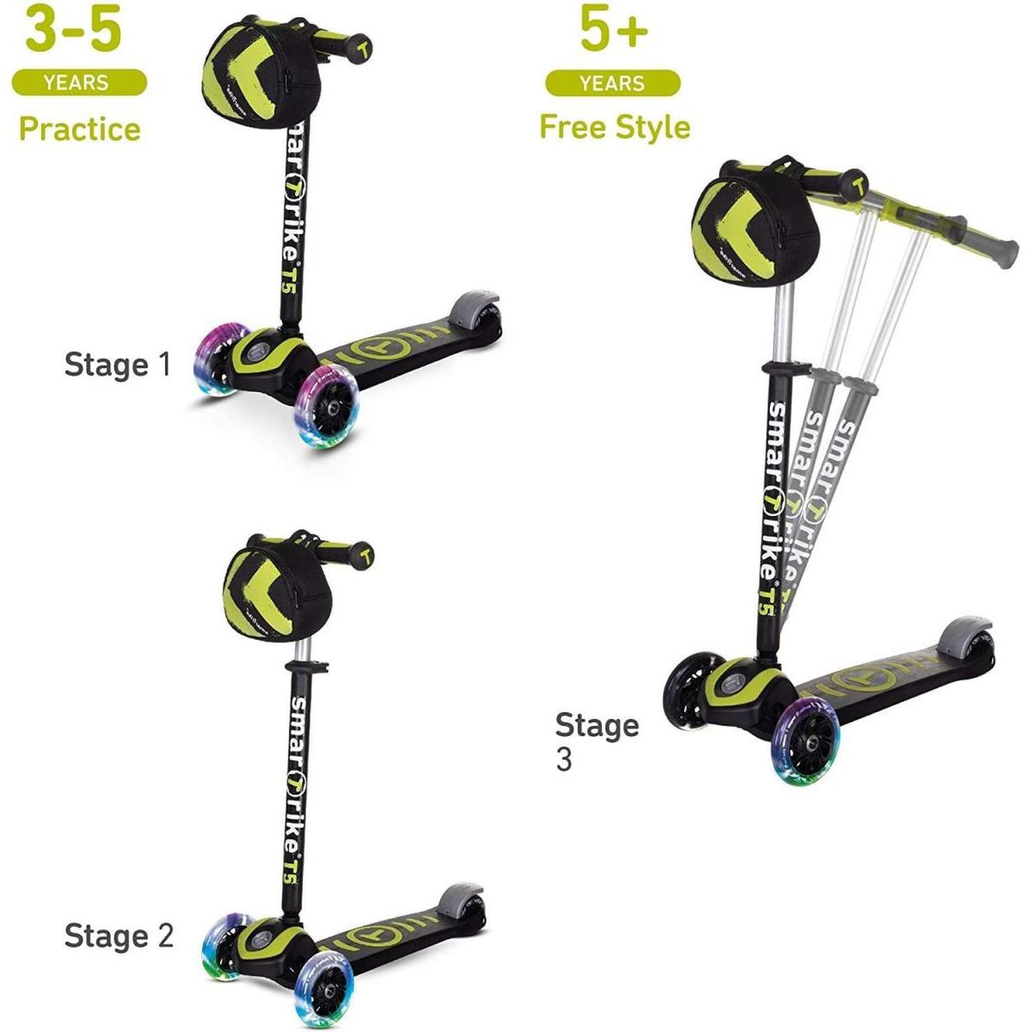 Voir la diapositive 3 : SMARTRIKE Scooter  T5 green