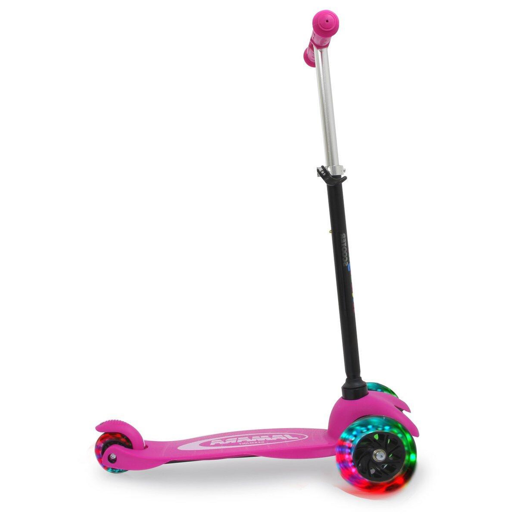 Voir la diapositive 4 : Jamara KickLight Scooter - couleur rose vif