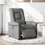 Voir la diapositive 2 : VIDAXL Fauteuil inclinable electrique Gris fonce Tissu