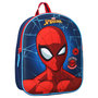 Voir la diapositive 2 : MARVEL Sac maternelle bleu et rouge 3D Spiderman