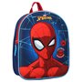 MARVEL Sac maternelle bleu et rouge 3D Spiderman