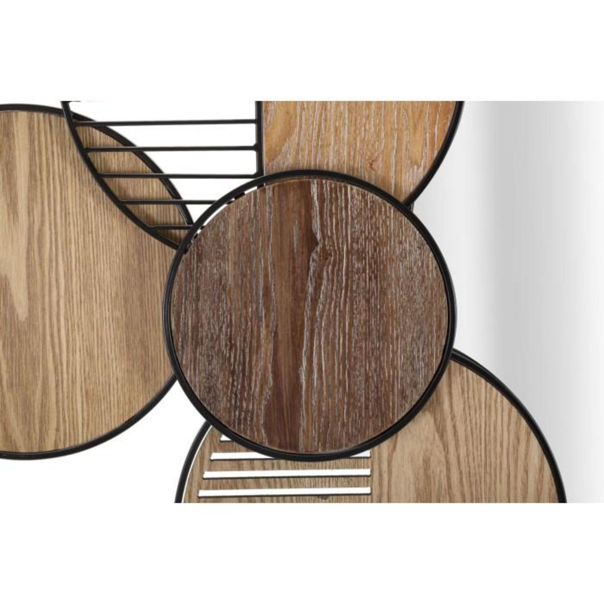 Paris Prix Miroir Mural Déco  Woody  123cm Naturel