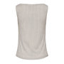 Voir la diapositive 2 : JACQUELINE DE YONG Top Blanc/Marron Femme JDY Ocean