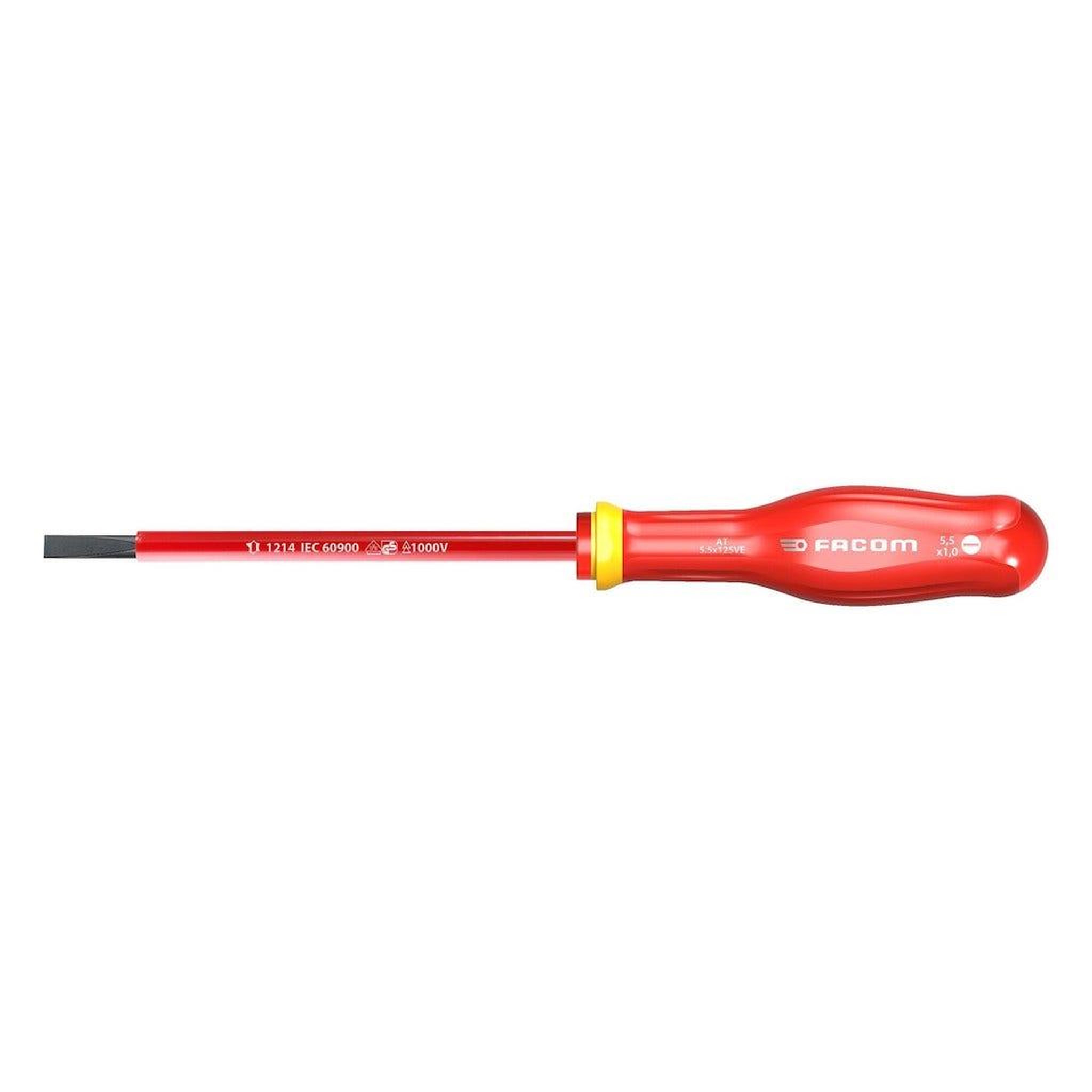 FACOM Tournevis protwist isolé 1000v plat 2,5x75mm