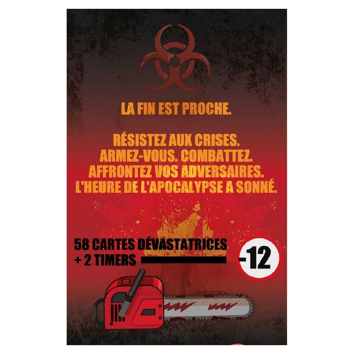 Blackrock Editions smile life extension apocalypse 60 min jeu de cartes blackrock games