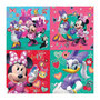 Voir la diapositive 2 : EDUCA MINNIE Malette Puzzles Progressifs Minnie + The Happy Helpers 12-16-20-25