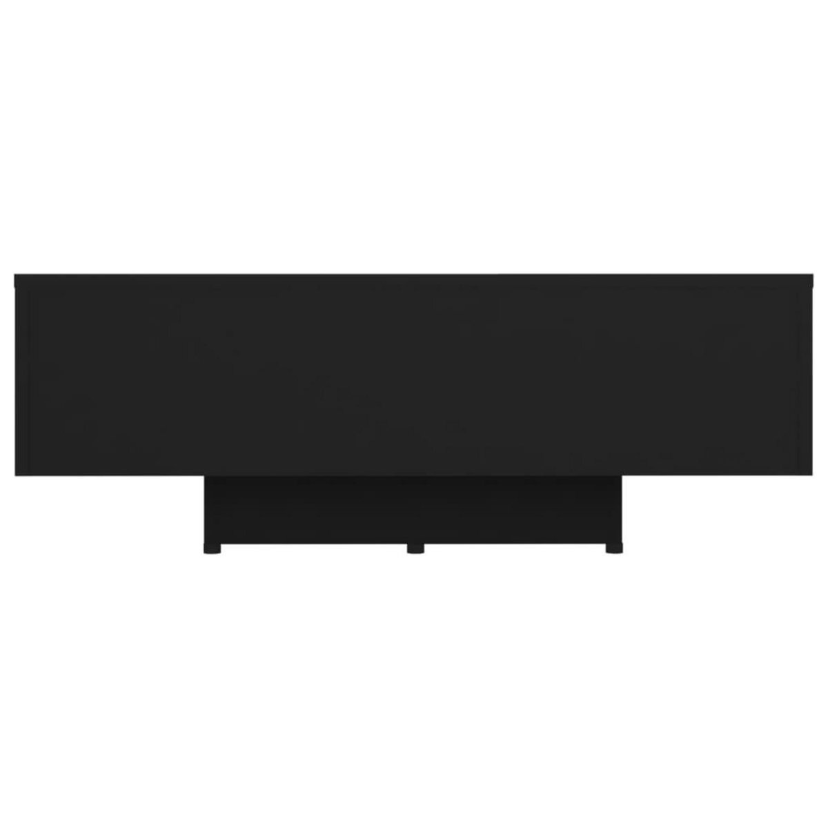 VIDAXL Table basse Noir 85x55x31 cm Bois d'ingenierie