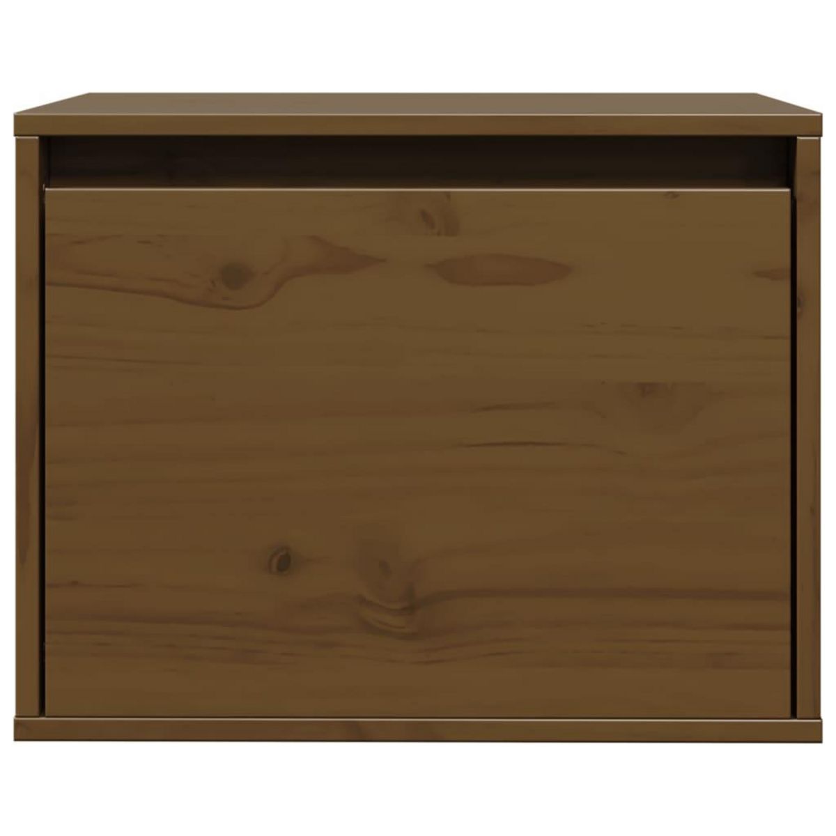 VIDAXL Armoire murale Marron miel 45x30x35 cm Bois de pin massif