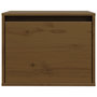 Voir la diapositive 4 : VIDAXL Armoire murale Marron miel 45x30x35 cm Bois de pin massif