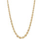 Voir la diapositive 1 : L'ATELIER D'AZUR Collier Femme Maille Corde en Chute - Or Jaune