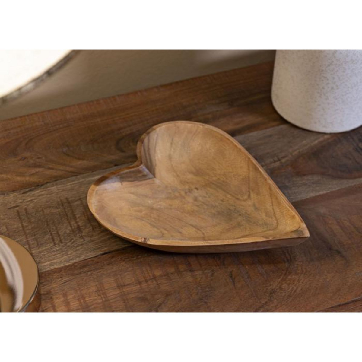 Paris Prix Vide-Poche Cœur en Bois  Kiha  22cm Naturel