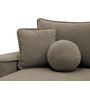 Voir la diapositive 6 : BEST MOBILIER Enma - canapé d'angle réversible 4 places convertible avec coffre en tissu texturé