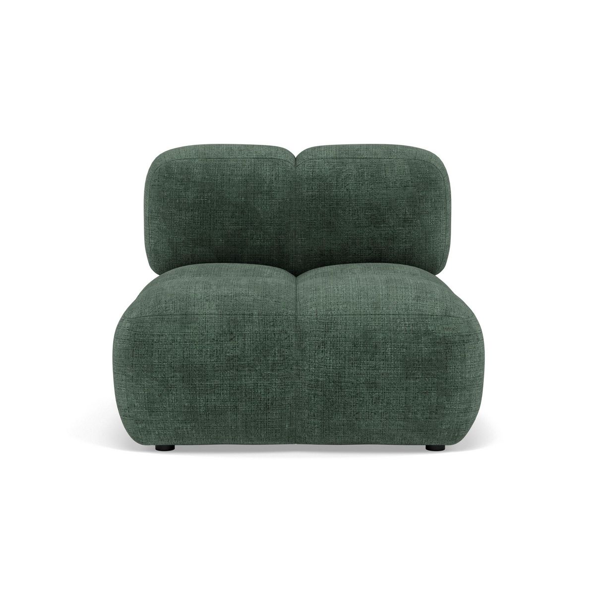 LISA DESIGN Grace - module d'assise en velours texturé