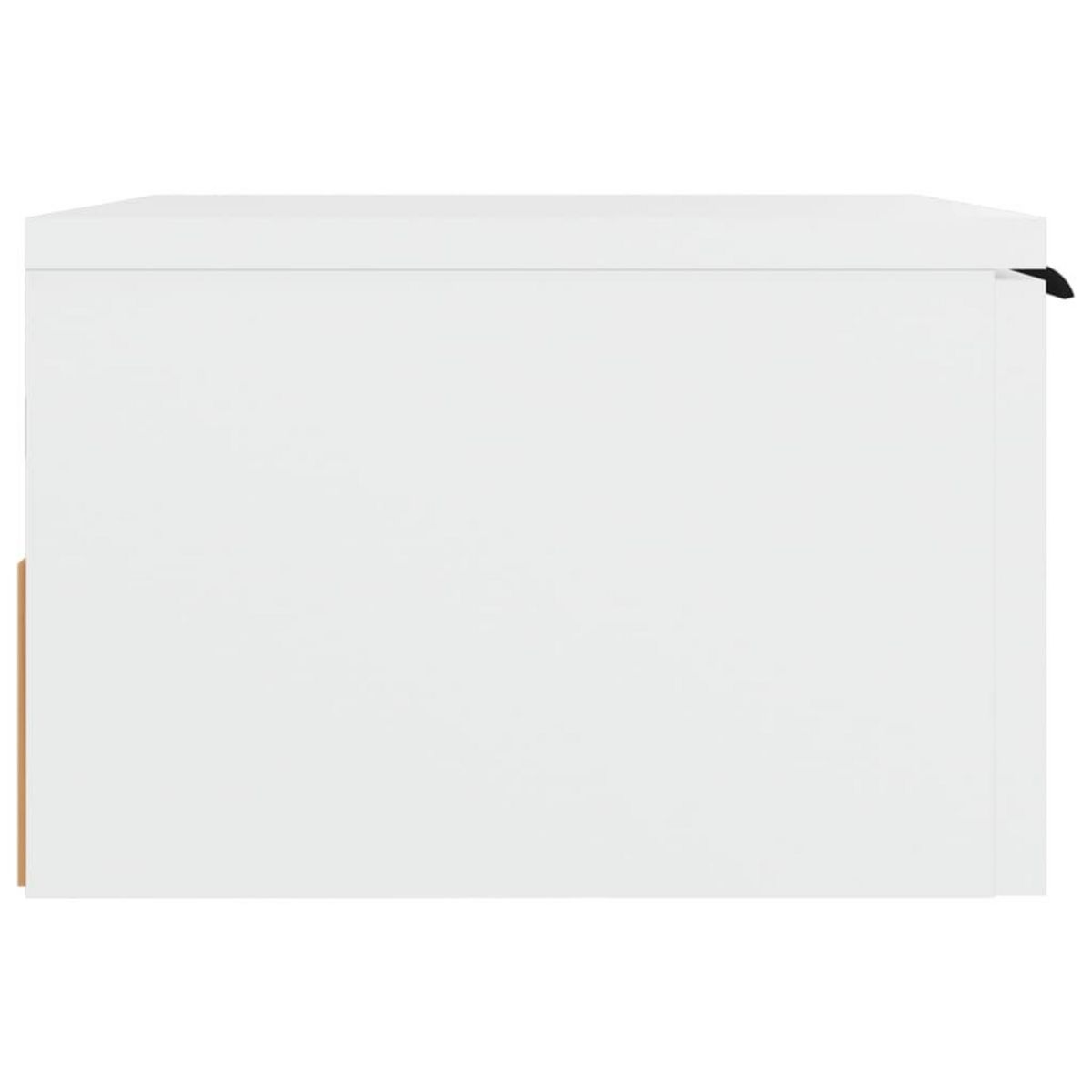 VIDAXL Tables de chevet murales 2 pcs blanc 34x30x20 cm