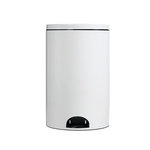 Rossignol Poubelle  à pédale 20l blanc - 90253