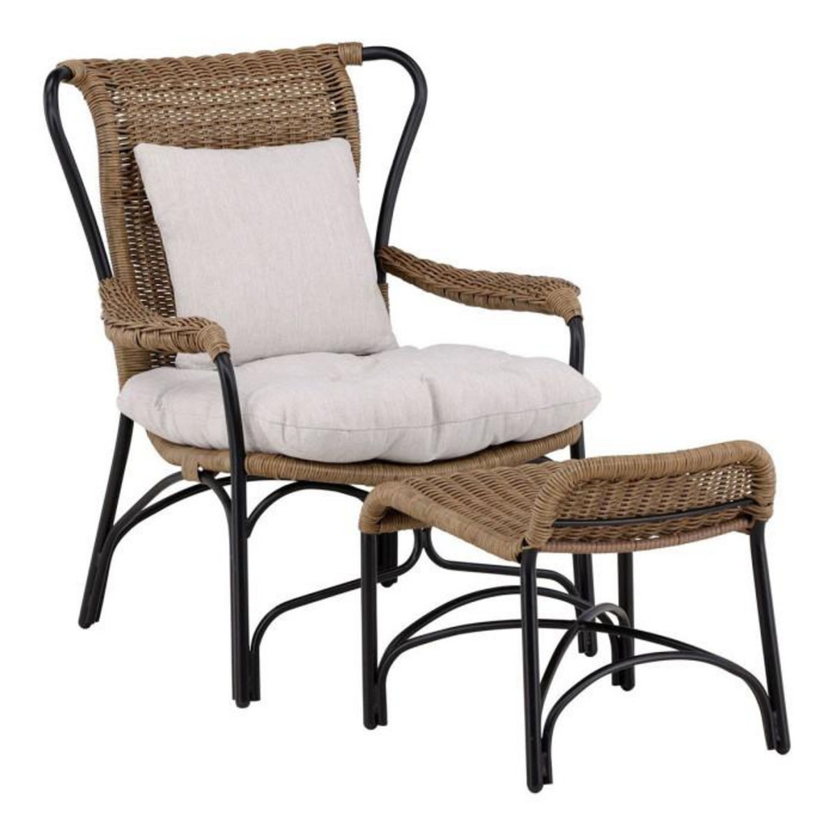 Paris Prix Fauteuil de Jardin  Loreto  98cm Naturel & Noir