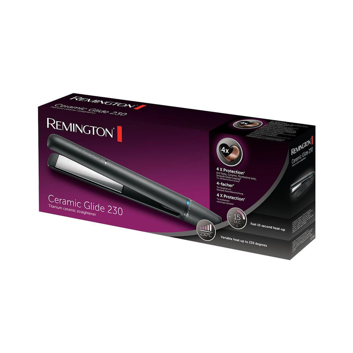 REMINGTON Remington S3700 Fer à lisser Noir