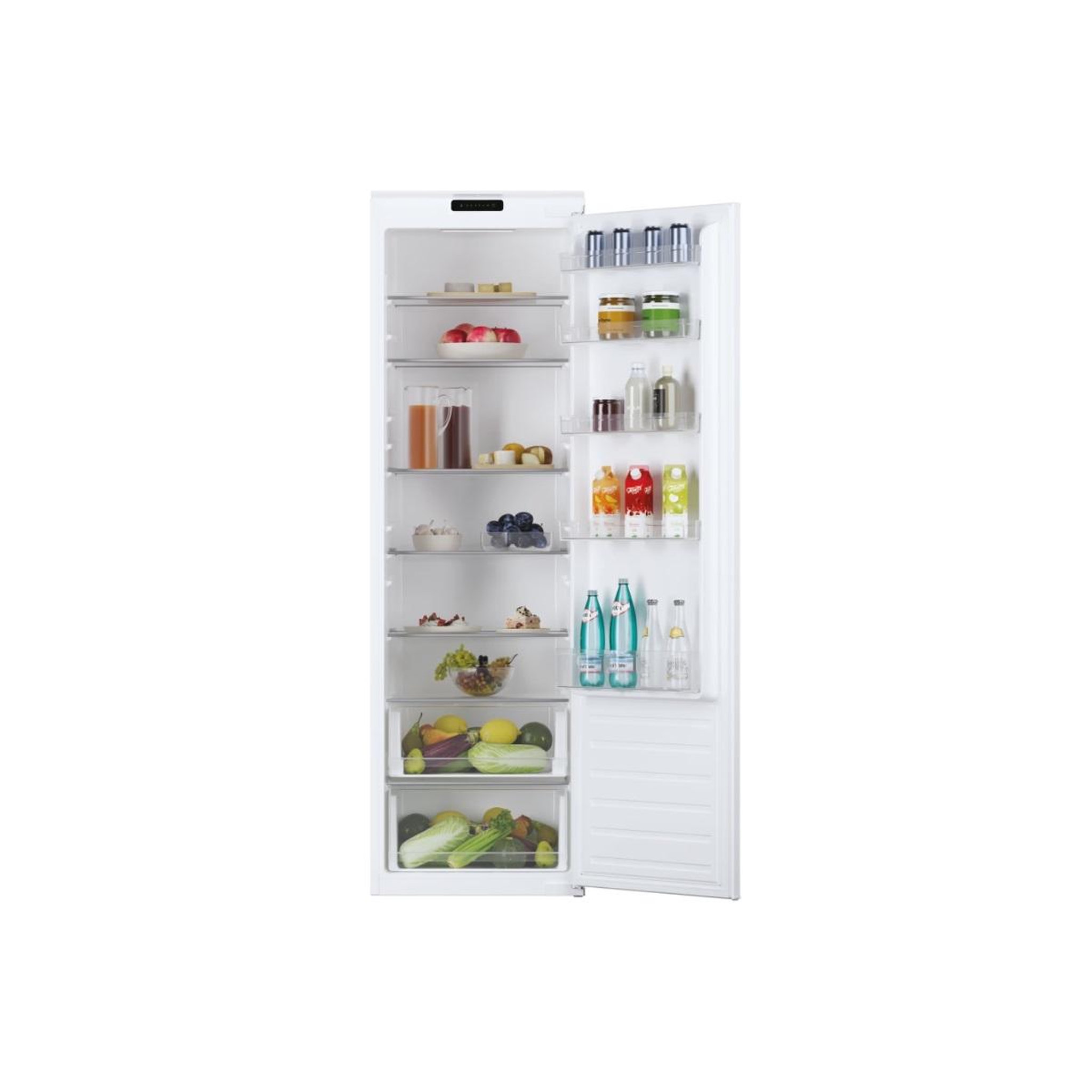 Voir la diapositive 5 : Candy Réfrigérateur 1 porte intégrable à glissières 316l - cms518ew