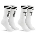 OZABI OZABI Chaussettes Homme Message Humoristiques Pack de 2 Paires. Coloris disponibles : Noir, Gris, Blanc, Bleu