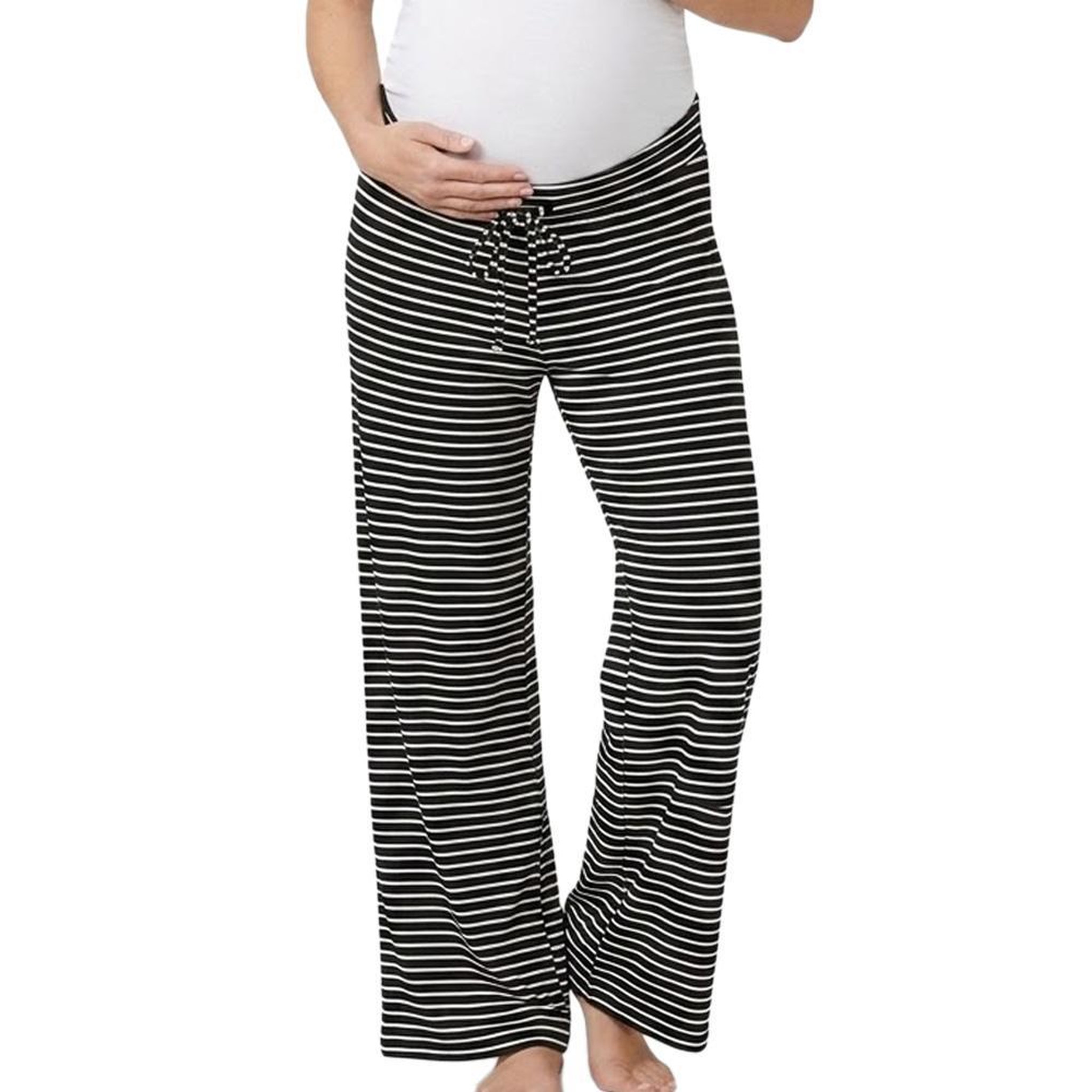 Voir la diapositive 1 : MAMALICIOUS Pantalon /Blanc Femme Mamalicious Mette