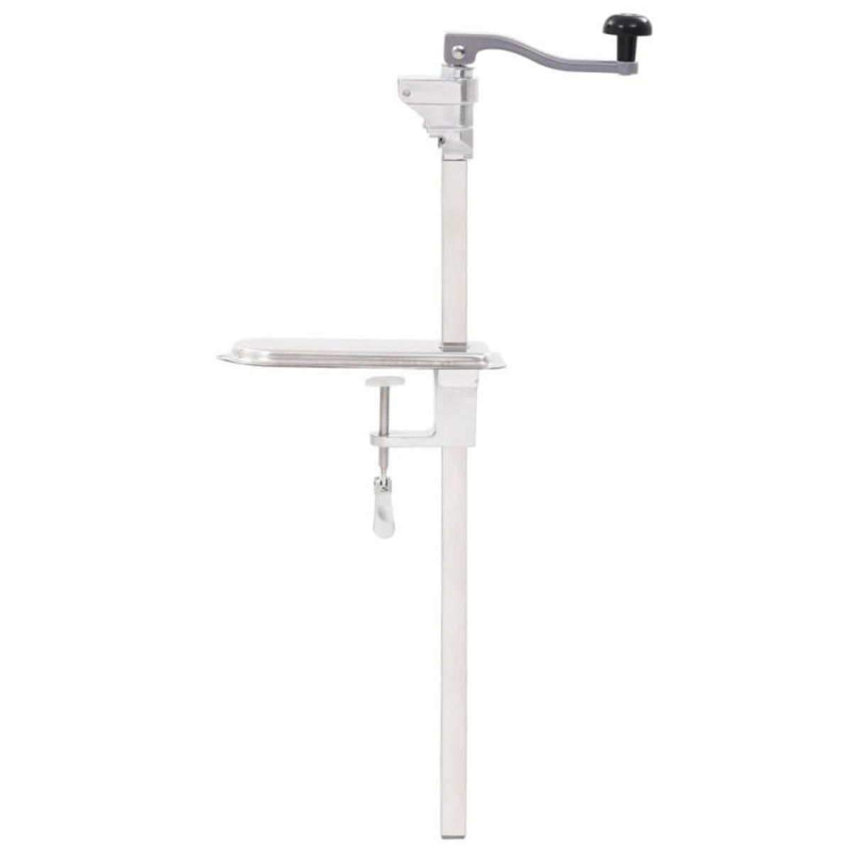 VIDAXL Ouvre boîte de conserve Argenté 70 cm Aluminium et inox