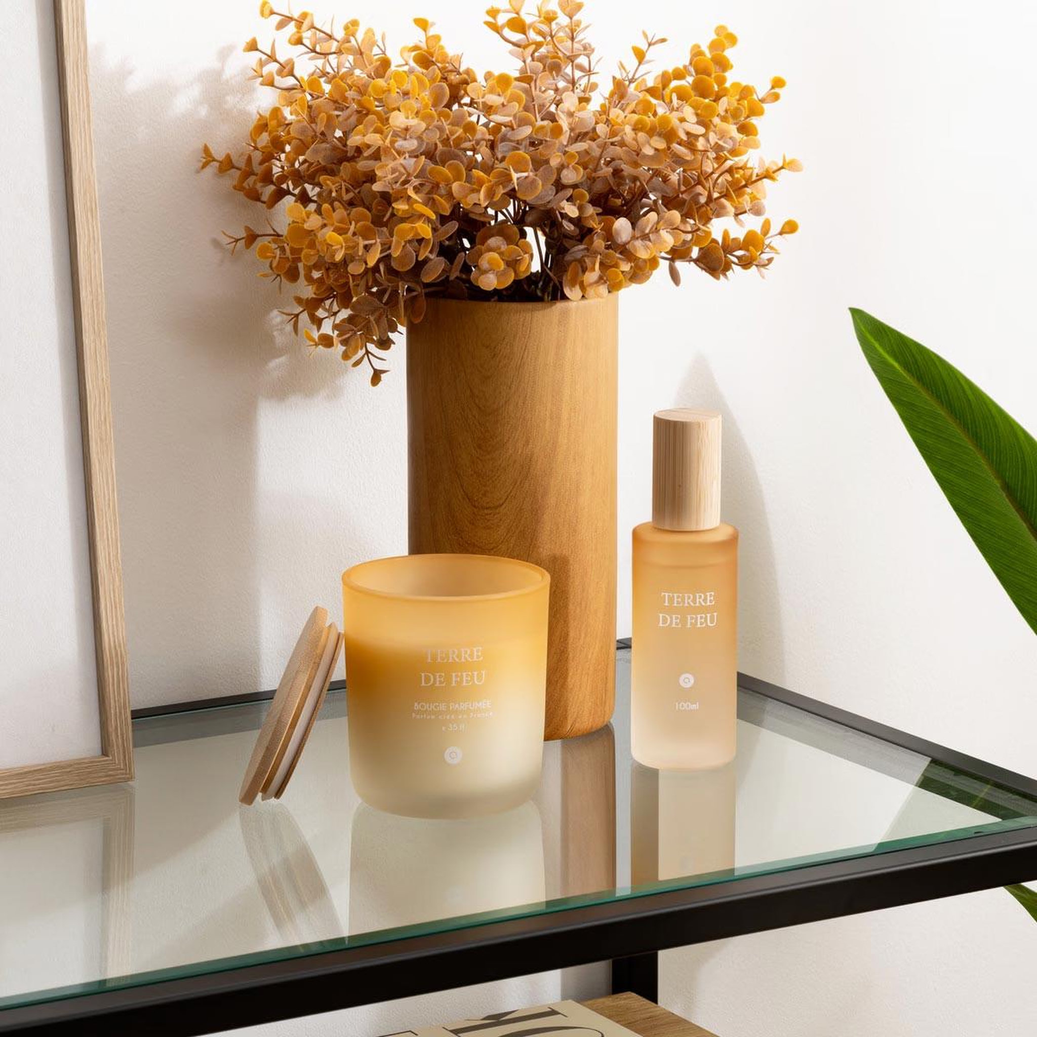 Voir la diapositive 3 : ATMOSPHERA Bougie parfumée en verre  sana  255g terre de feu