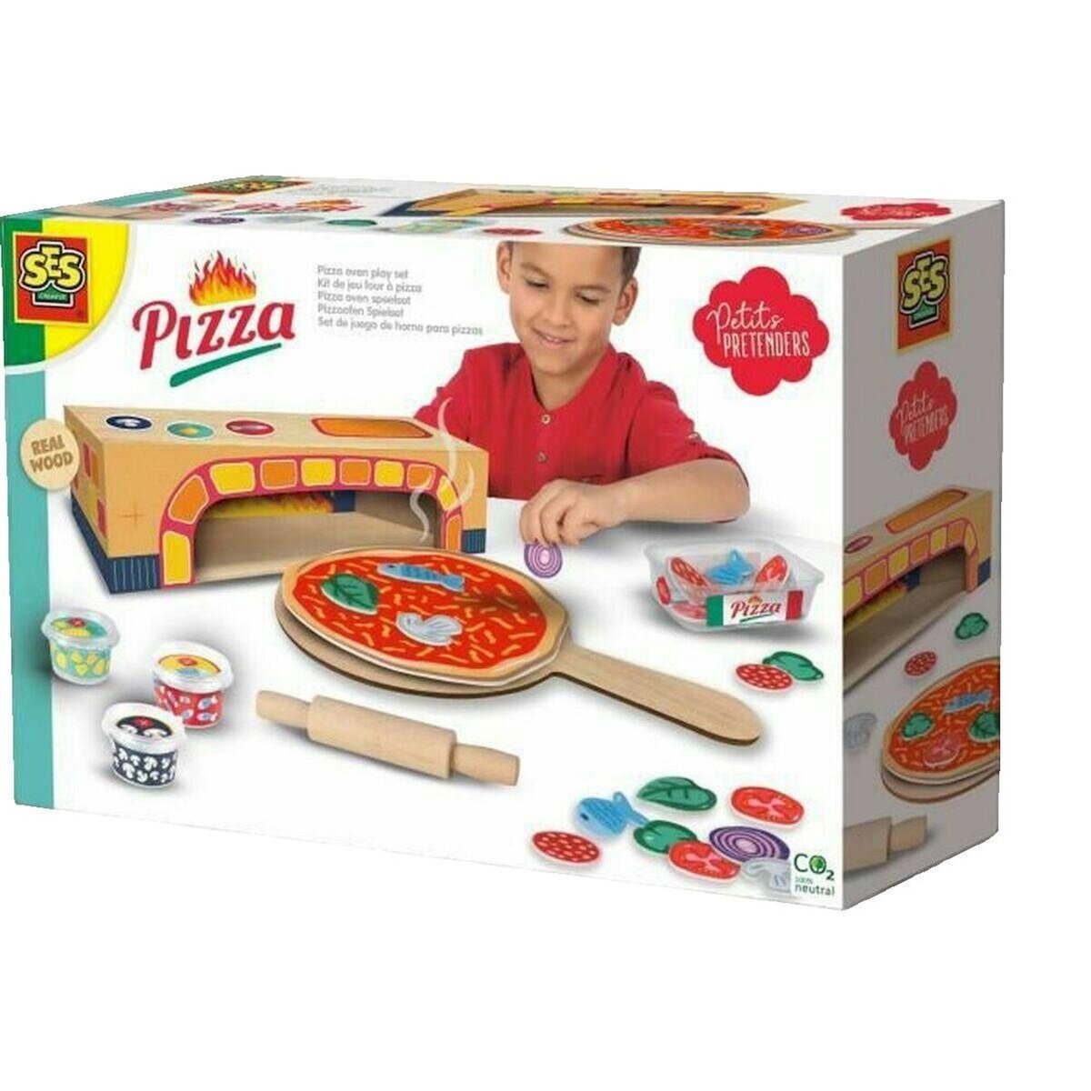 Kit de Jeu Four à Pizza SES Creative Multicolore