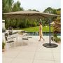 Voir la diapositive 1 : GARDENSTAR Parasol déporté 360° beige