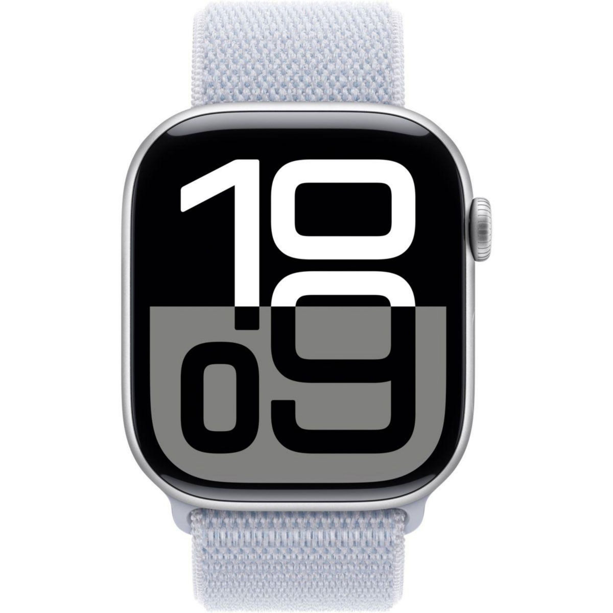 APPLE Montre connectée Serie 10 46mm Alu/Argent Loop Cellular