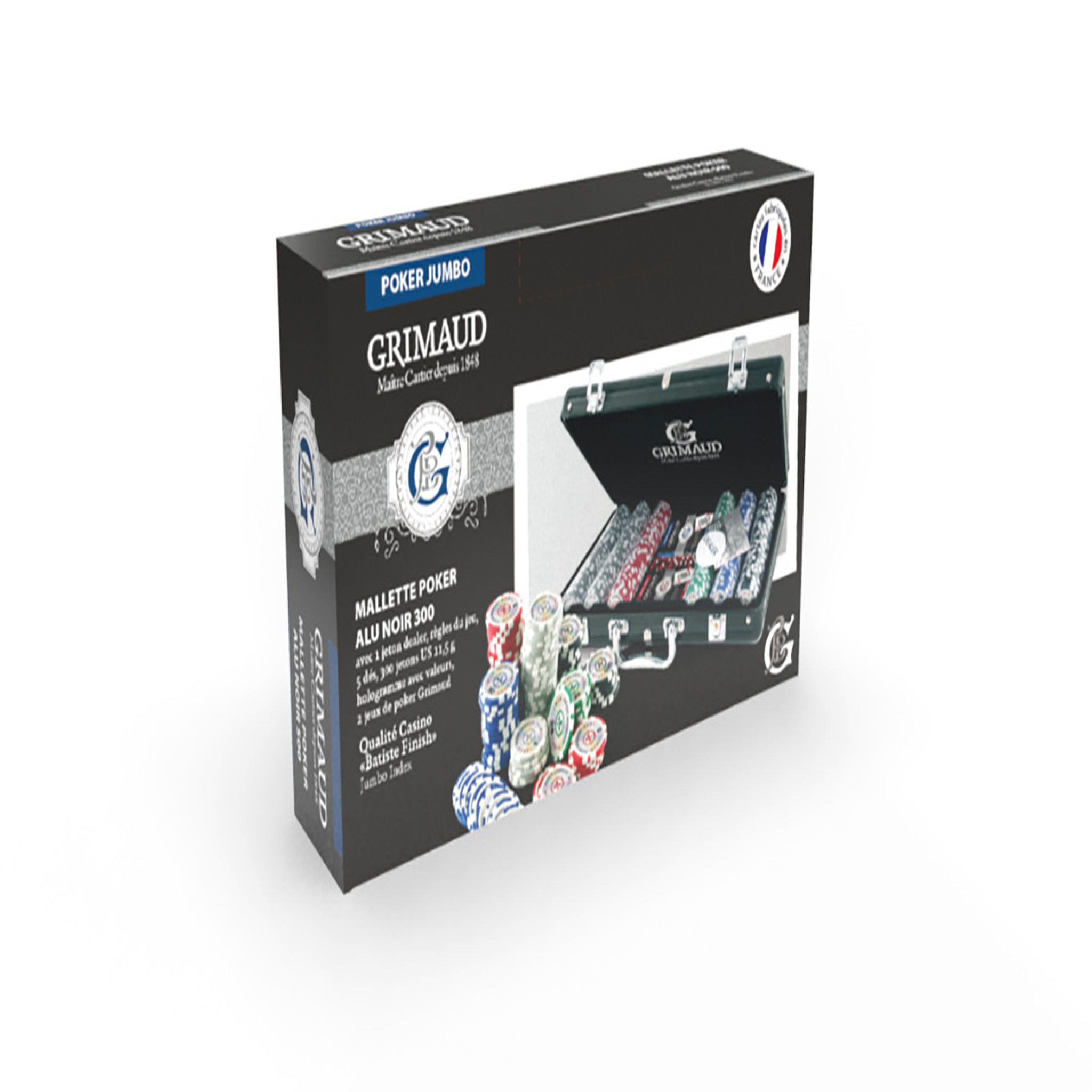 Coffret Aluminium Poker 100 jetons Mallette en aluminium avec 100