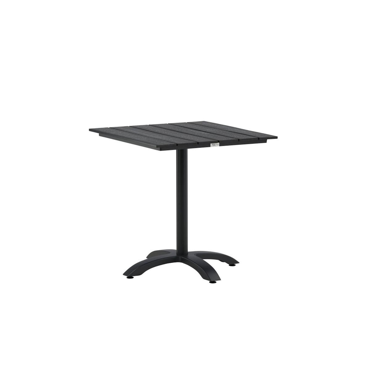 Paris Prix Table de Jardin  Colorado  74cm Noir