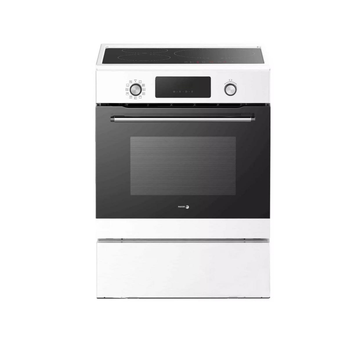 Fagor Cuisinière induction 70l 3 feux blanc - FCIP70CTEB