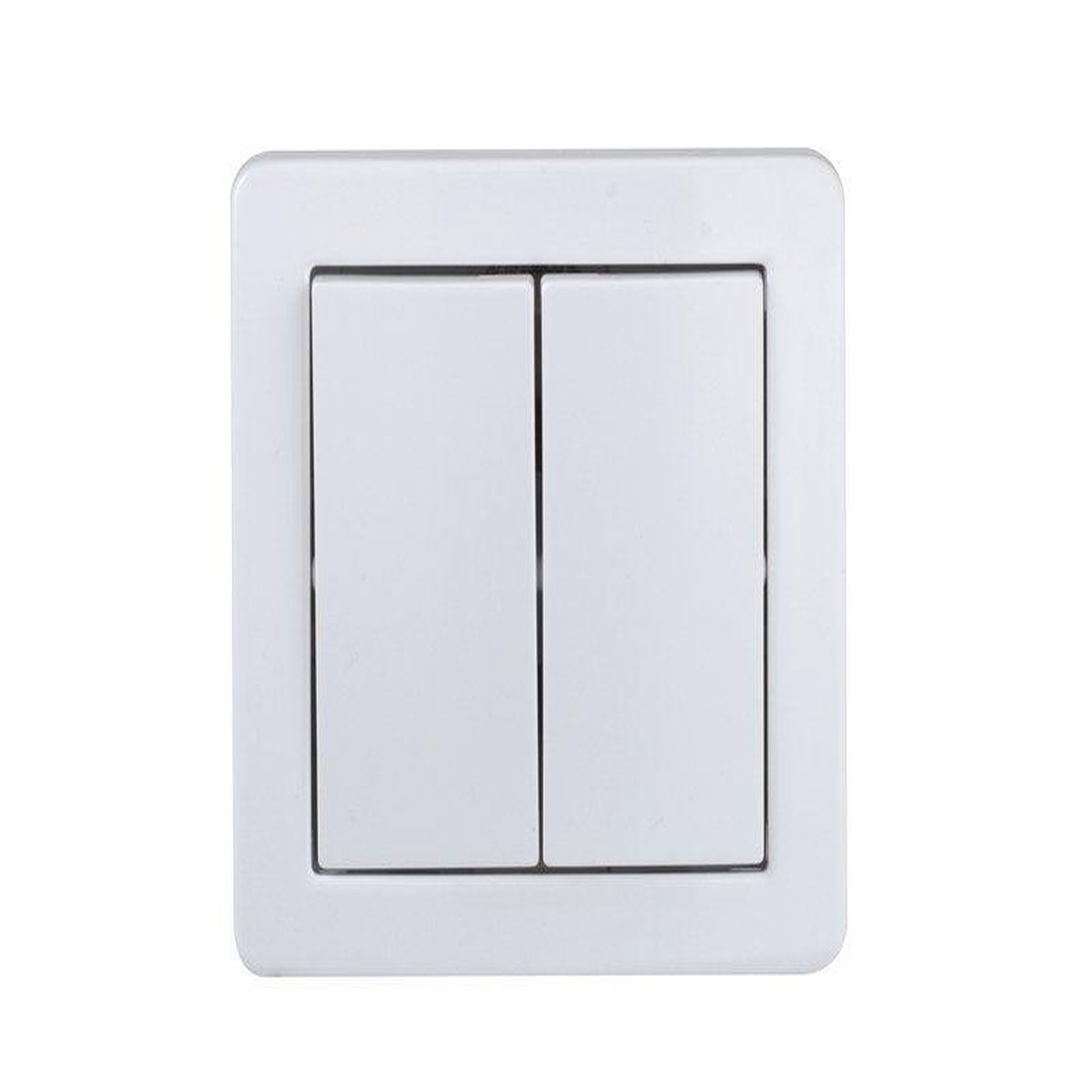 Schneider Electric Double Interrupteur va-et-vient Saillie Complet, SCHNEIDER ELECTRIC ALREA, Blanc