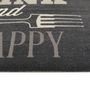Voir la diapositive 4 : VIDAXL Tapis de cuisine lavable impression cuisine noir 60x180 cm