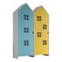 Voir la diapositive 1 : Paris Prix Pack - 2 Armoires Enfant  Casami Bruges  171cm Bleu & Jaune