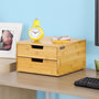 Voir la diapositive 6 : SOBUY Boîte de rangement à tiroirs en bambou 31x30x18cm FRG82-N